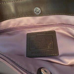 Coach F14682 Penelope Large Brown Leather Shopper Handbag